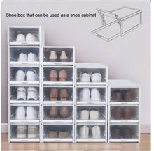 Load image into Gallery viewer, Stackable Shoe &amp; Sneaker Box