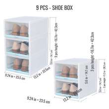Load image into Gallery viewer, Stackable Shoe & Sneaker Box