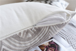 Euro Style Embroidered Pillow Cover