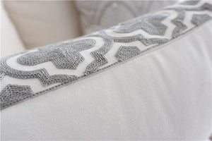 Euro Style Embroidered Pillow Cover